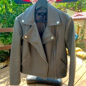 Vegan Leather Forever 21 jacket